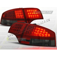 AUDI A4 (B7) SEDAN 2004-08 zadné LED lampy RED SMOKE (LDAU54)