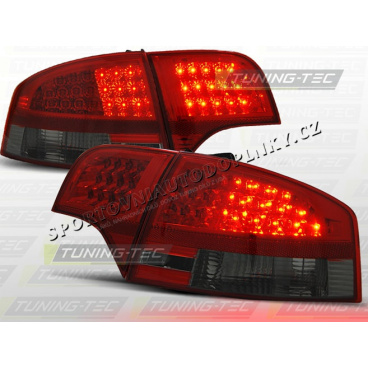AUDI A4 (B7) SEDAN 2004-08 zadné LED lampy RED SMOKE (LDAU54)