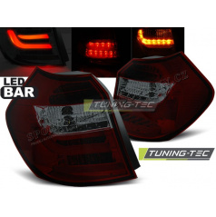 BMW E87/E81 2004-08.2007 zadné lampy red smoke LED BAR (LDBM83)