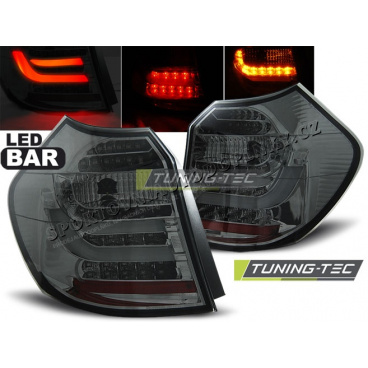 BMW E87/E81 2004-08.2007 zadné lampy smoke LED BAR (LDBM84)