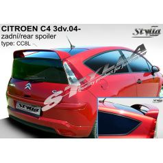 Citroen C4 3D 2004+ zadný spoiler (EÚ homologácia)