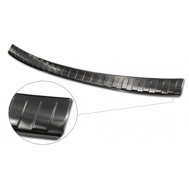 Nerez kryt - ochrana prahu zadného nárazníka Hyundai i30 2017 + vr. FL 2020+ čierny Nerez kryt - ochrana prahu zadného nárazníka Hyundai i30 2017 + vr. FL 2020+ čierny