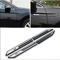 R Line okrasné dverové lišty VW Passat B8 2014-19 2 ks