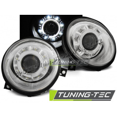 VW Lupo 1998-05 predné číre svetlá Daylight chrome (LPVWK9)