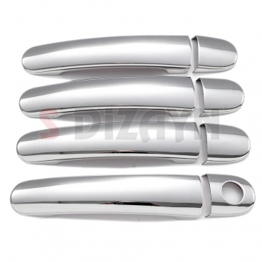 Nerez kryty kľučiek Škoda Octavia II 2004-13 Nerez kryty kľučiek Škoda Octavia II 2004-13