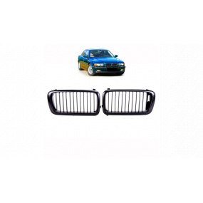 Gril BMW 7 E38 jednotlivé rebro Matt Black