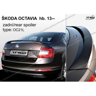 Zadný spoiler Škoda Octavia htb 2013+ (EÚ homologácia) Zadný spoiler Škoda Octavia htb 2013+ (EÚ homologácia)