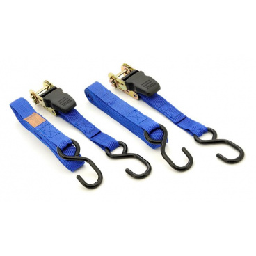 Popruh s račňou a háky 2ks 125daN 24mm x 4,50 TÜV Popruh s račňou a háky 2ks 125daN 24mm x 4,50 TÜV