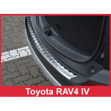 Nerez kryt- ochrana prahu zadného nárazníka Toyota RAV4 IV 2013-15 Nerez kryt- ochrana prahu zadného nárazníka Toyota RAV4 IV 2013-15
