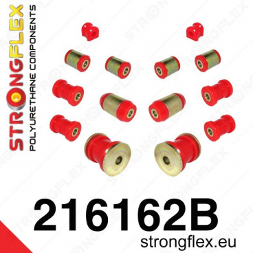 Toyota Celica VII 1999-06 StrongFlex sestava silentbloků jen pro zadní nápravu 14 ks Toyota Celica VII 1999-06 StrongFlex sestava silentbloků jen pro zadní nápravu 14 ks