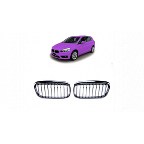 Gril BMW 2 F45 jednotlivé rebro Lesklá čierna