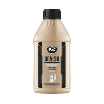 Zimná prísada do nafty K2 DFA-39 500 ml (požitie viď video)