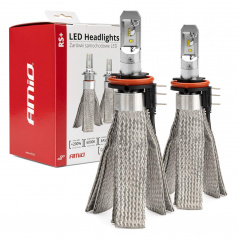 Autožiarovky LED série RS+ canbus H15 50W slim AMIO-01080