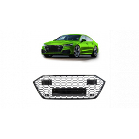 Gril Audi A7 C8 Lesklá Čierna