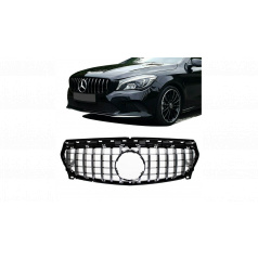 Gril Mercedes-Benz CLA C117, X117 Facelift GT Chróm & Čierny