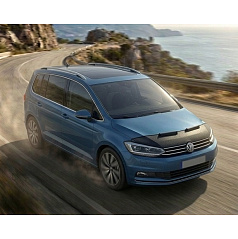 Čierny ochranný návlek na prednú časť kapoty pre VW Touran 2015+