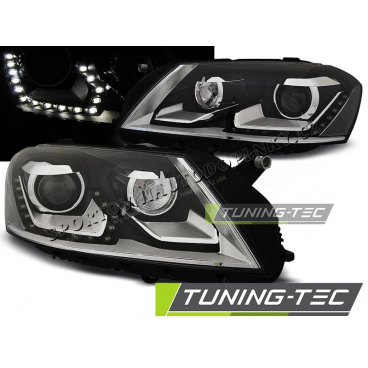 VW Passat B7 10.2010- 10.2014 predné číre svetlá Daylight black (LPVWK4)