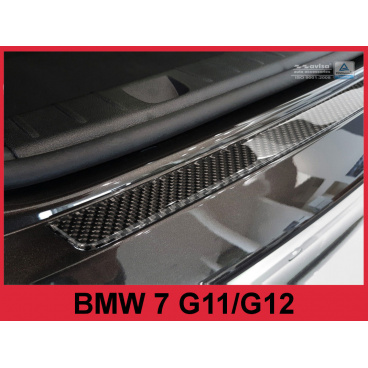 Carbón kryt- ochrana prahu zadného nárazníka BMW 7 G11, G12 2015-16 Carbón kryt- ochrana prahu zadného nárazníka BMW 7 G11, G12 2015-16