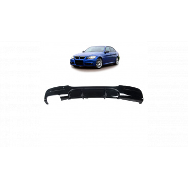 Difúzor BMW 3 E90 E91 Zadný Lesklá Čierna