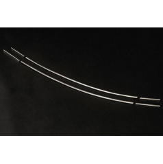 Škoda Octavia II 09-11 - nerez chrom lišty predného nárazníka KI-R