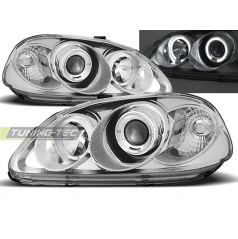 Honda Civic 03.99-02.01 predné číre svetlá Angel Eyes chrome (LPHO06)