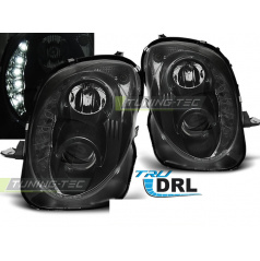 Alfa Romeo Mito 2008- predné číre svetlá TRU DRL black (LPAR06)