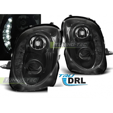 Alfa Romeo Mito 2008- predné číre svetlá TRU DRL black (LPAR06)