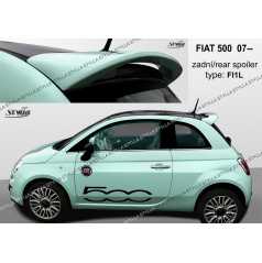 Fiat 500 htb 2007+ zadný spoiler (EÚ homologácia)