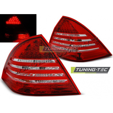 Mercedes C-Klasa W203 Sedan 2000-04 zadní lampy red white LED Mercedes C-Klasa W203 Sedan 2000-04 zadní lampy red white LED