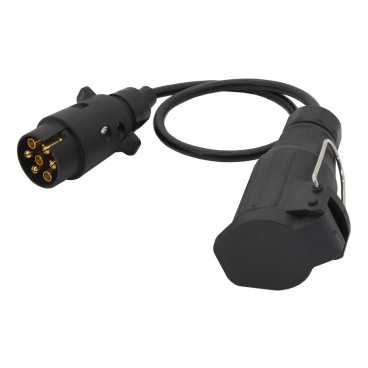 Redukčný kábel 0,6m 7pólov zástrčka - 13pólov zásuvka Redukčný kábel 0,6m 7pólov zástrčka - 13pólov zásuvka