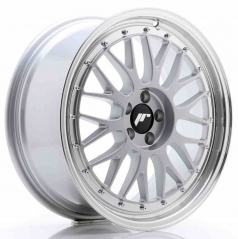 JR Wheels JR23 18x8 ET40 5x112 Hyper Silver s opracovaným límcom
