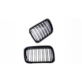 Mriežka BMW 3 E36 Facelift Compact dvojité rebrovanie Lesklá čierna