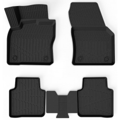 Gumový set 3D presných autokobercov Škoda Kodiaq 2024+ vrátane krytu zadnej strednej časti