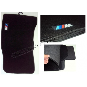 BMW E60,61 luxusné športové textilné koberce s logom M BMW E60,61 luxusné športové textilné koberce s logom M