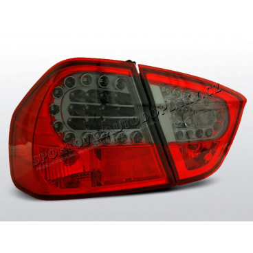 BMW E90 05-08 Zadné LED lampy red, smoke (LDBM52)