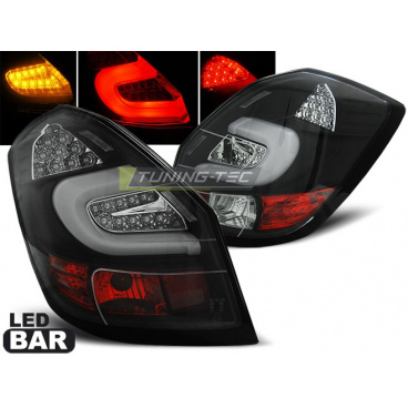 Škoda Fabia 2 2007-06.14 zadné lampy black LED bar (LDSK09) Škoda Fabia 2 2007-06.14 zadné lampy black LED bar (LDSK09)