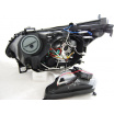 BMW E60, E61 2003-04 predné číre svetlá CCFL HID D2S Dual Projector black (LPBMC7)