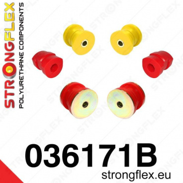 BMW rad 7 Strongflex zostava silentblokov len pre prednú nápravu 6 ks BMW rad 7 Strongflex zostava silentblokov len pre prednú nápravu 6 ks