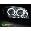 BMW E87 / E81 2004-11 Predné číre svetlá ANGEL EYES CCFL CHROME