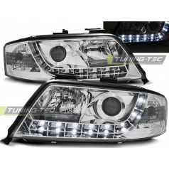 Audi A6 06.01-05.04 predné číre svetlá Daylight chrome (LPAU45)