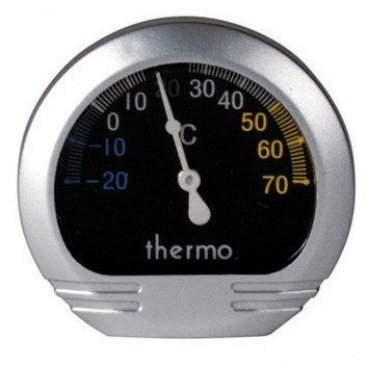 Kovový teplomer do auta priemer 55 mm (bez nutnosti batérie) Kovový teplomer do auta priemer 55 mm (bez nutnosti batérie)