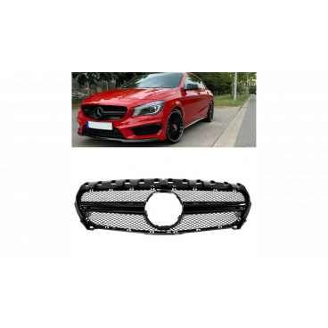 Gril Mercedes-Benz CLA C117, X117 Čierny typ A Gril Mercedes-Benz CLA C117, X117 Čierny typ A