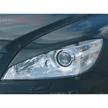 Kryty svetlometov Milotec Bad look (mračítka) - ABS čierny, Škoda Octavia II Facelift Kryty svetlometov Milotec Bad look (mračítka) - ABS čierny, Škoda Octavia II Facelift