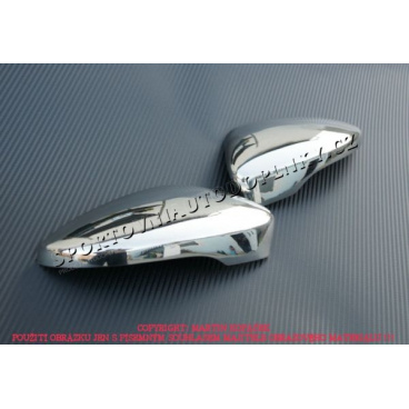 VW Scirocco II 09-11 nerez chróm kryty zrkadiel Omsa