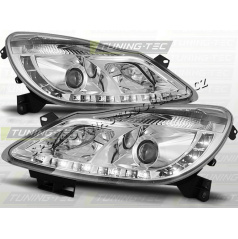 OPEL CORSA D 2006- PREDNÉ ČÍRA SVETLÁ DAYLIGHT LED CHROME (LPOP49)