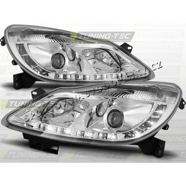 OPEL CORSA D 2006- PREDNÉ ČÍRA SVETLÁ DAYLIGHT LED CHROME (LPOP49) OPEL CORSA D 2006- PREDNÉ ČÍRA SVETLÁ DAYLIGHT LED CHROME (LPOP49)