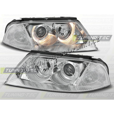 VW Passat 3BG 2000-05 Predné číre svetlá Angel Eyes chrome (LPVW33) VW Passat 3BG 2000-05 Predné číre svetlá Angel Eyes chrome (LPVW33)