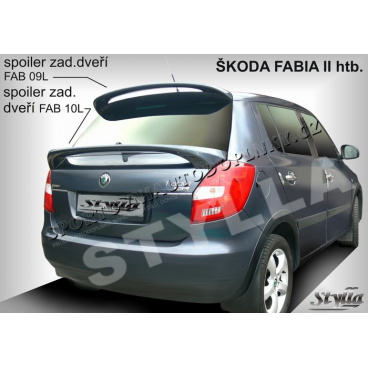 Škoda Fabia II htb spoiler zadných dverí spodnej (EÚ homologácia) Škoda Fabia II htb spoiler zadných dverí spodnej (EÚ homologácia)