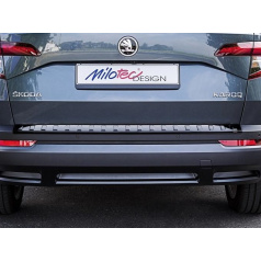 Prah piatych dverí - čierny lesklý "klavírlak" - Škoda Karoq od r.v. 2017