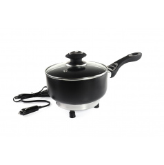 Rondel hrniec elektrický s pokrievkou do auta 18 cm x 8 cm 250W 24V AMIO-02535